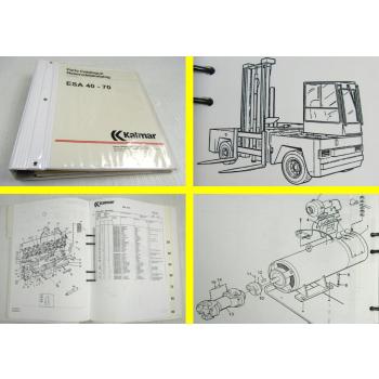 Kalmar ESA 40 - 70 fork-lift truck Reservdelar Spare Parts List Issue 1991