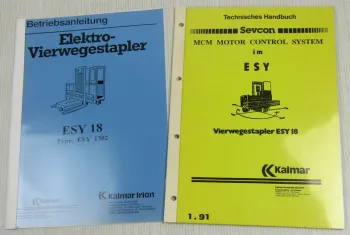 Kalmar ESY18 Bedienungsanleitung + Sevcon MCM Motor Control System Handbuch