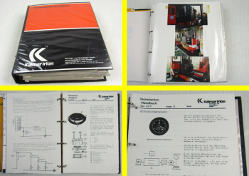 Kalmar Irion EFY 2,0t - 6,0t FL Technisches Handbuch Werkstatthandbuch 1/88