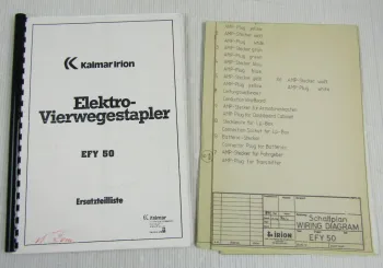 Kalmar Irion EFY50 Ersatzteilliste Parts List Schaltplan Elektrik Wiring Diagram