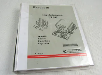 Kalmar LT200 Impulssteuererung Reparaturhandbuch + Bedienungsanleitung 96/97