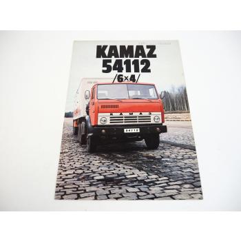 Kamaz 54112 LKW Prospekt ca. 1980 UdSSR