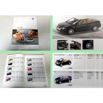 Katalog VW Volkswagen Modellfahrzeuge 2007 Übersicht Preisliste