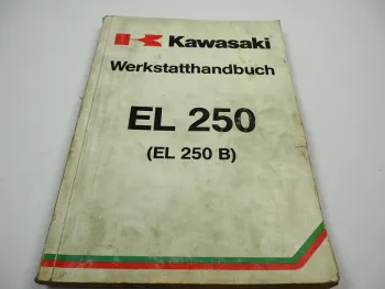 Kawasaki EL250 B2 Eleminator Werkstatthandbuch Reparaturanleitung 1988 Wartung