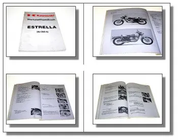 Kawasaki Estrella BJ250 A2 Werkstatthandbuch Reparaturanleitung