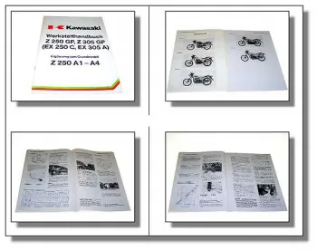 Kawasaki GP Z250 Z305 Werkstatthandbuch Ergänzung 1983 Reparaturanleitung