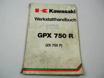 Kawasaki GPX 750 R ZX750F1 Werkstatthandbuch Reparaturanleitung 1986