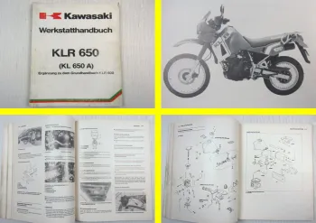 Kawasaki KLR 650 KL650 A1 Tengai Werkstatthandbuch Reparaturhandbuch Ergänzung