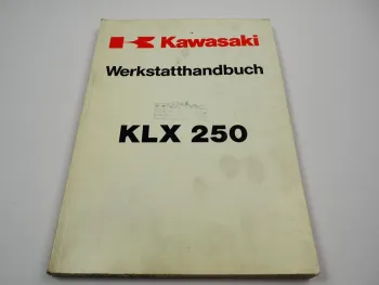 Kawasaki KLX 250 D1 E1 Werkstatthandbuch Reparaturanleitung