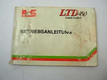 Kawasaki LTD 450 Liquid cooled EN450 A2 Betriebsanleitung Bedienung Schaltplan