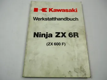 Kawasaki Ninja ZX-6R ZX600 F1 Werkstatthandbuch Reparaturanleitung 1995