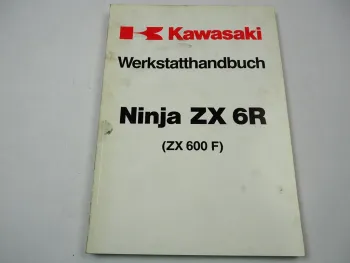 Kawasaki Ninja ZX-6R ZX600 F1 Werkstatthandbuch Reparaturanleitung 1995