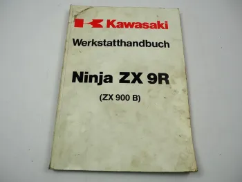 Kawasaki Ninja ZX-9R ZX900 B1 Werkstatthandbuch Reparaturanleitung 1994-1997