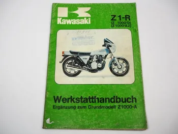 Kawasaki Z1-R Z1000D A2 Werkstatthandbuch Ergänzung 1978 Reparaturanleitung
