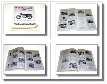 Kawasaki Z250 Werkstatthandbuch Reparaturanleitung Wartung Fehlersuche 1979