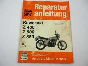 Kawasaki Z400 Z500 Z550 ab 1979 Reparaturanleitung Werkstatthandbuch