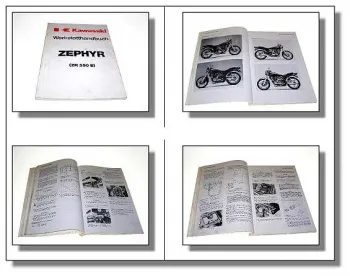 Kawasaki Zephyr ZR 550 B1 B2 Werkstatthandbuch Reparaturanleitung