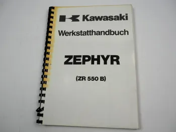 Kawasaki Zephyr ZR 550 B1 B2 Werkstatthandbuch Reparaturanleitung