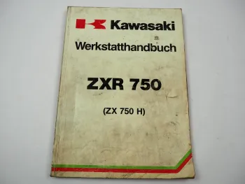 Kawasaki ZXR 750 ZXR750 ZX750 H1 Werkstatthandbuch Reparaturanleitung 1989