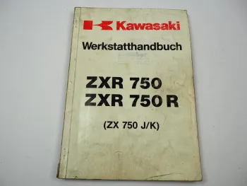 Kawasaki ZXR 750 ZXR750R ZX750 J1 K1 Werkstatthandbuch Reparaturanleitung