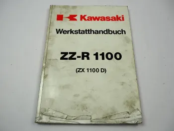 Kawasaki ZZ-R ZZR 1100 ZX1100 D1 Werkstatthandbuch Reparaturanleitung 1993