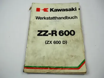 Kawasaki ZZ-R600 ZZR600 ZX600D1 500C1 Ninja Werkstatthandbuch Reparaturanleitung