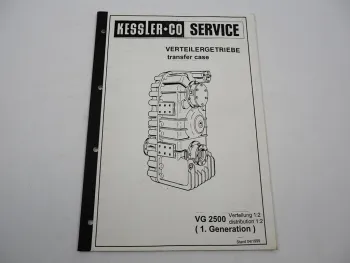 Kessler + Co VG2500 Verteilergetriebe Werkstatthandbuch Service Manual 1999