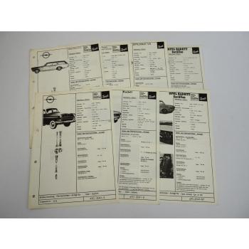 Kienzle Fahrtschreiber-Anlage für Opel Kadett Kapitän Diplomat 1969 Techn. Daten