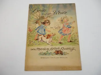 Kinderbuch Heide auf der Weide von Mariam Hetsch Rudeloff ca. 1945