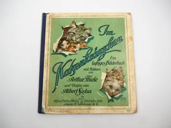 Kinderbuch Im Katzenkränzchen ca. 1927 Alfred Hahns Verlag Arthur Thiele