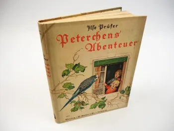 Kinderbuch Peterchens Abenteuer von Ilse Prüfer 1939 Wellensittich