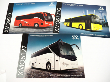 King Long XMQ 6121G 6127 6900 Bus Omnibus 3x Prospekt China Kinglong