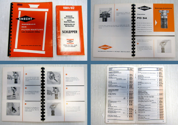 Knecht Handbuch der Filterwartung Luftfilter Kraftstofffilter Ölfilter Schlepper