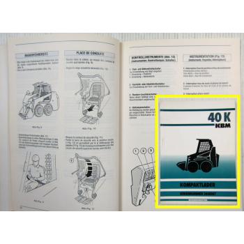 Komatsu FAI 40K KBM Kompaktlader Betriebsanleitung / Manual de Entretien