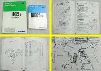 Komatsu HD325-6 Muldenkipper Betriebsanleitung Wartungsanleitung + Parts List 93