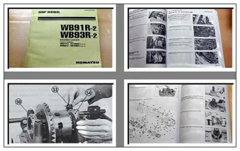 Komatsu WB91R-2 + WB93R-2 FAI Werkstatthandbuch Shop Manual 1999