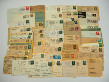 Konvolut Kraftpost Postauto Postkarten und Briefe 1920/30er Jahre