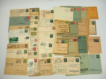 Konvolut Kraftpost Postkarten und Briefe 1920/30er Jahre