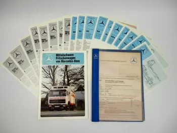 Konvolut Prospekte Mercedes Benz Pritschenwagen 1981 + Angebot