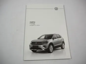 Kopie von VW T-Cross readme Betriebsanleitung Bedienungsanleitung Bordbuch 11/ 2024 #1