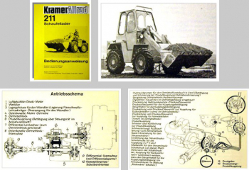 Kramer Allrad 211 Schaufellader Betriebsanleitung