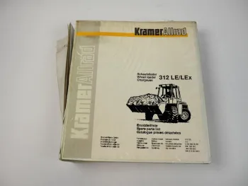 Kramer Allrad 312LE/LEx Schaufellader Ersatzteilliste Parts List 1996