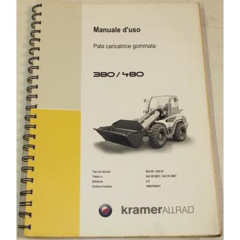 Kramer Allrad 380 480 Pala caricatrice gommata Manuale d uso 6/2005