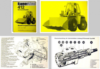 Kramer Allrad 412 Schaufellader Betriebsanleitung 1978