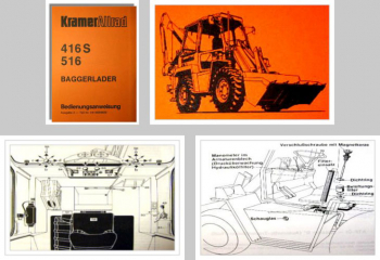 Kramer Allrad 416S 516 Baggerlader Betriebsanleitung