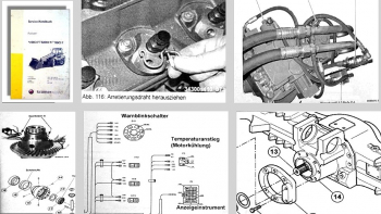 Kramer Allrad 480T 580T 780T Radlader Service-Handbuch Wartung Schaltpläne
