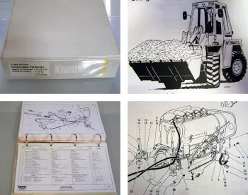 Kramer Allrad 512 SL SLx Lader Ersatzteilliste Parts List 2/1998