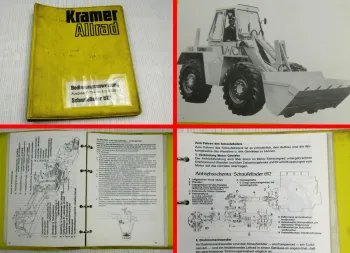 Kramer Allrad 612 Schaufellader Betriebsanleitung Bedienungsanleitung 1980