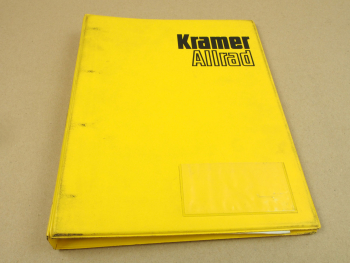 Kramer Allrad 612 Schaufellader Ersatzteilliste Ausgabe 1 von 1981