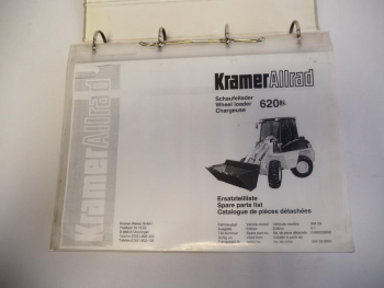 Kramer Allrad 620 Serie 2 Schaufellader Ersatzteilliste Spare Parts List 2000